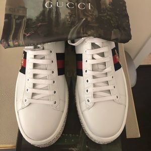 Gucci crystal trainers